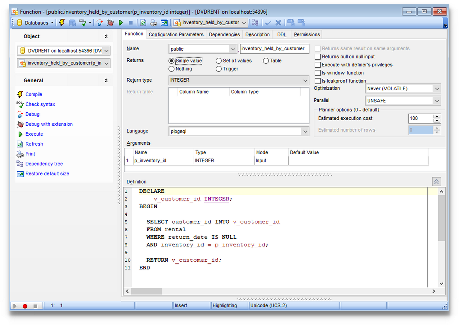 Online Documentation For SQL Manager For PostgreSQL | SQLManager